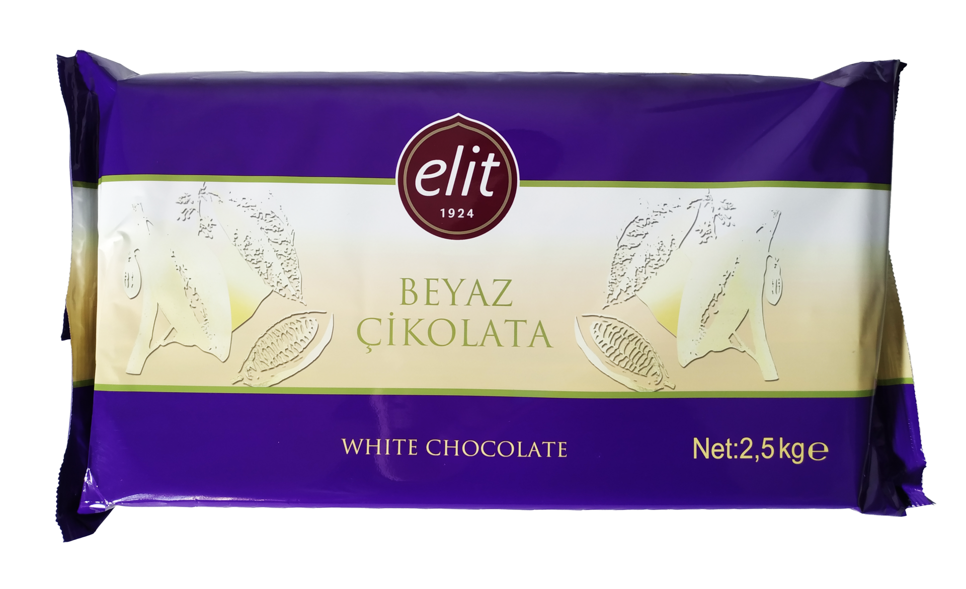 Elit Beyaz Çikolata Kuvertür 2,5 Kg