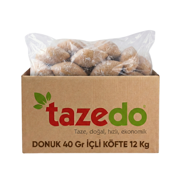 Tazedo Donuk 40 Gr İçli Köfte 12 Kg