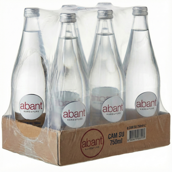 Abant Cam Su 750 ml x 6 Adet (Tavalı ve Shrinkli Koli)