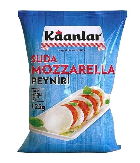 Kaanlar Suda Mozarella 125 Gr x 24 Adet