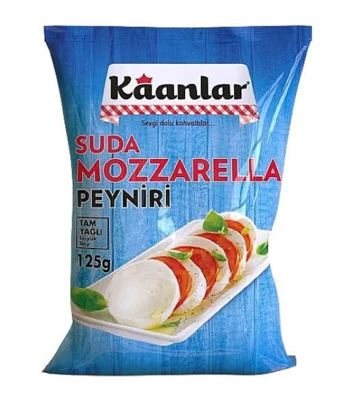 Kaanlar Suda Mozarella 125 Gr x 24 Adet