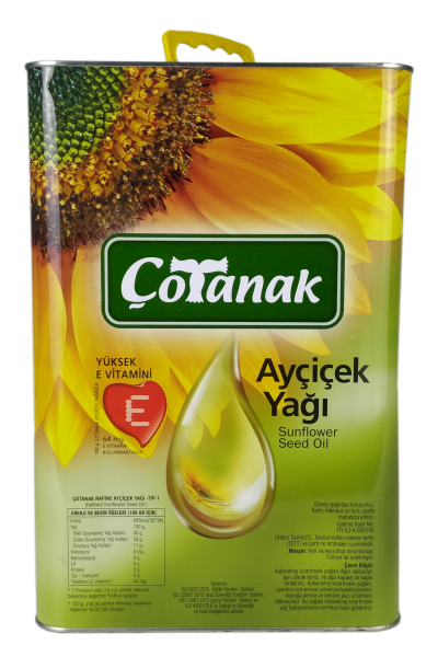 Çotanak Ayçiçek Yağı 18 LT
