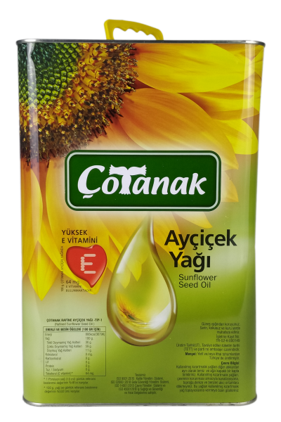 Çotanak Ayçiçek Yağı 18 LT