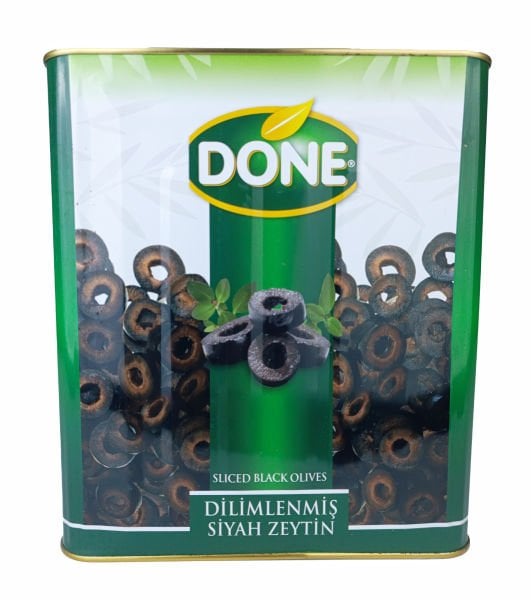 Done Dilimli Siyah Zeytin 7,5 Kg Net