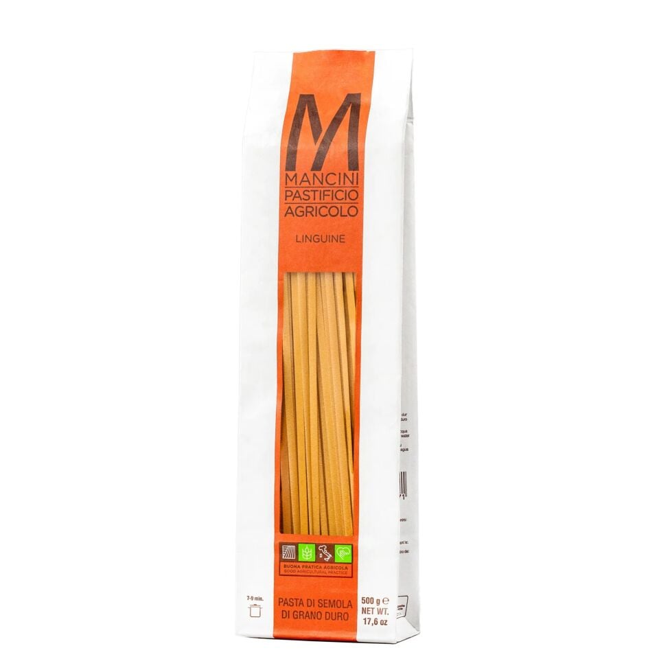 Pasta Mancini Linguine Makarna 500 Gr x 12 Adet