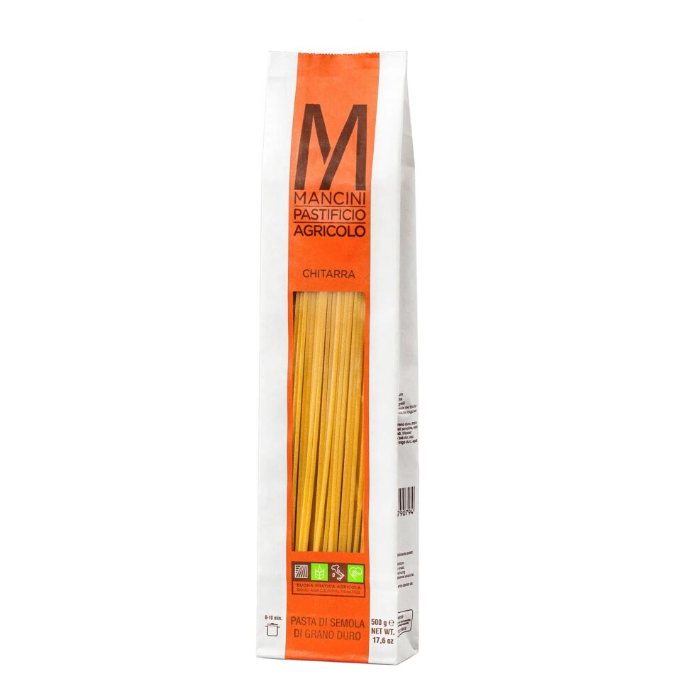Pasta Mancini Chitarra Makarna 1 Kg x 6 Adet