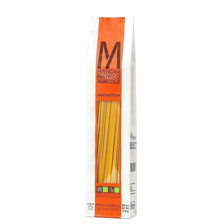 Pasta Mancini Spaghettoni Makarna 500 Gr x 12 Adet
