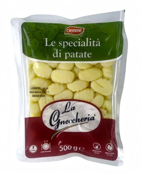 Divella Ciemme Patatesli Gnocchi 500 Gram x 12 Adet