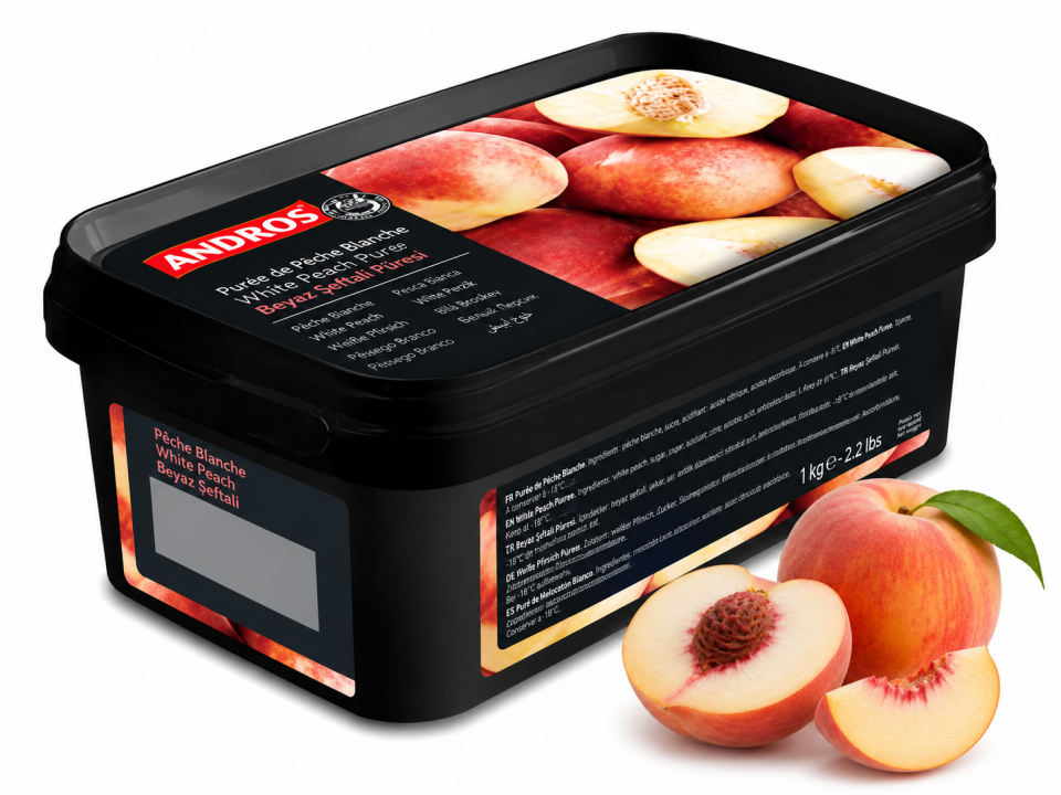 Andros Beyaz Şeftali Püresi 1 Kg