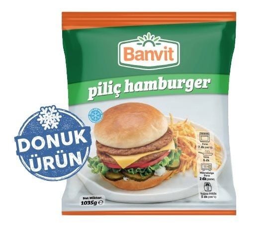 Banvit Donuk Hamburger Köfte 1 KG X 10 Adet