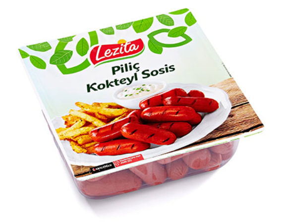 Lezita Büfe Piliç Kokteyl Sosis 1 Kg x 6 Adet