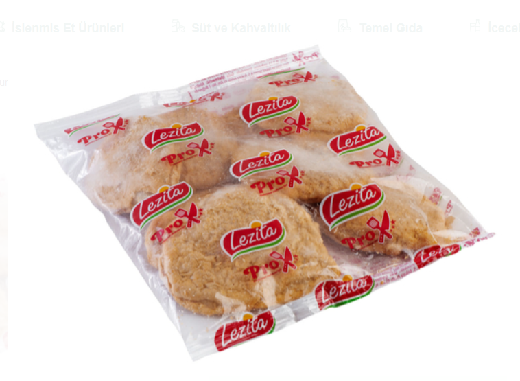 Lezita Donuk Piliç Gurme Burger 1050 Gr x 10 Adet
