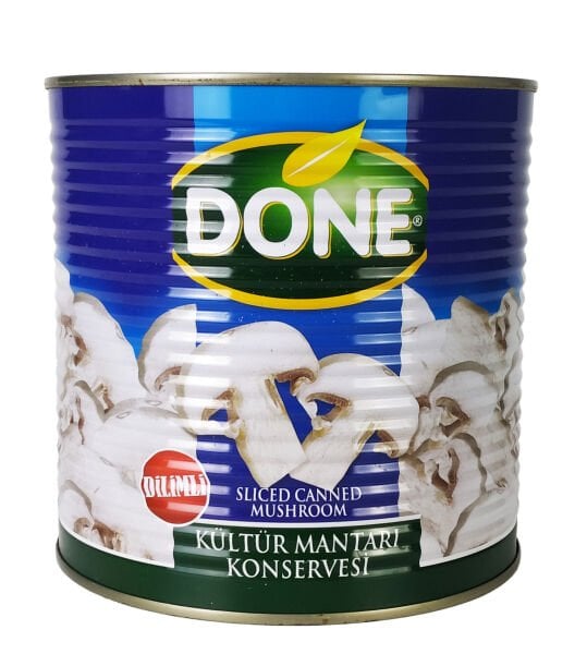 Done Kültür Mantarı Konservesi Dilimli 2,850 Gr