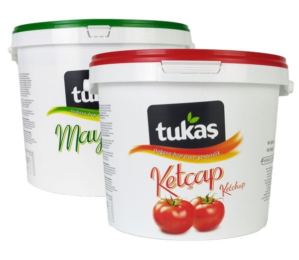 Tukaş Ketçap Mayonez Kova Set