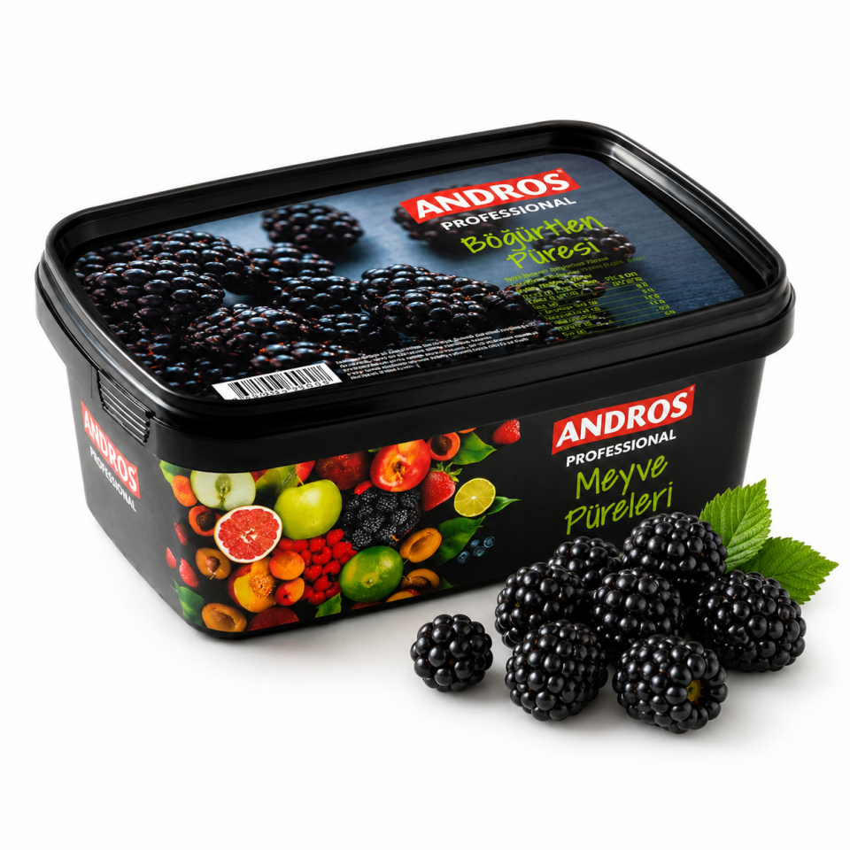 Andros Böğürtlen Püresi 1 Kg