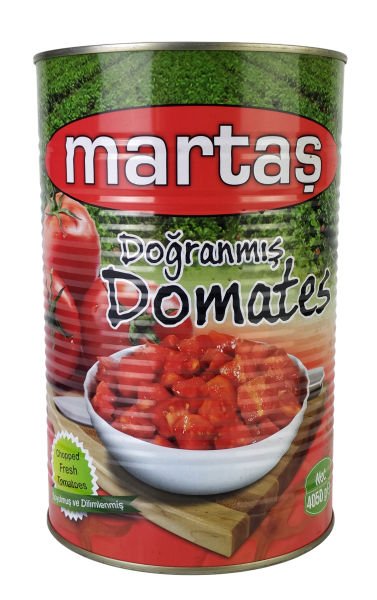 Martaş Doğranmış Domates 4050 gram x 6 Adet