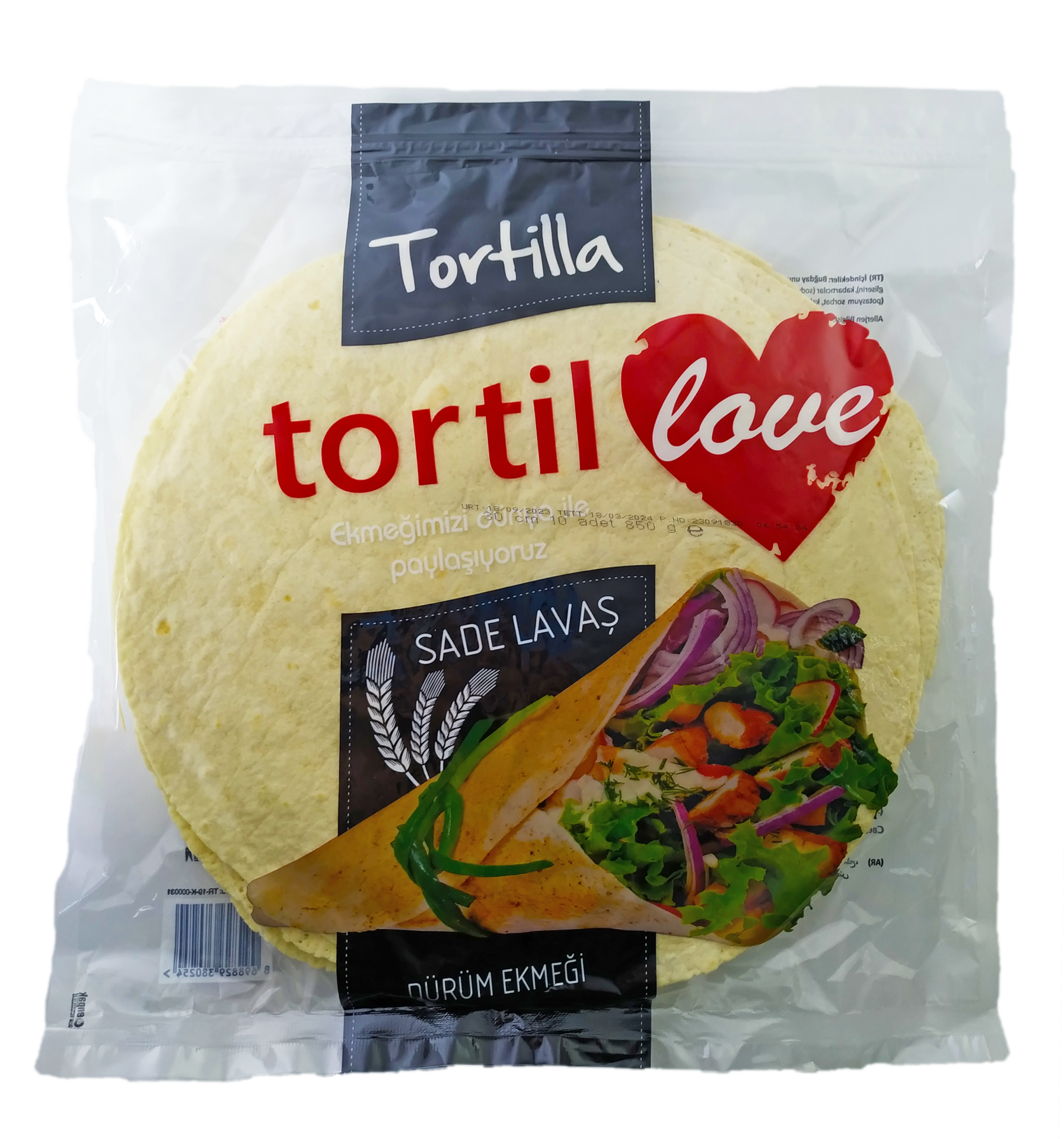 Mutlukal Tortilla 30cm 10 Adet x 12 Paket (KOLİ)