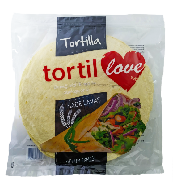 Mutlukal Tortilla 30cm 10 Adet x 12 Paket (KOLİ)