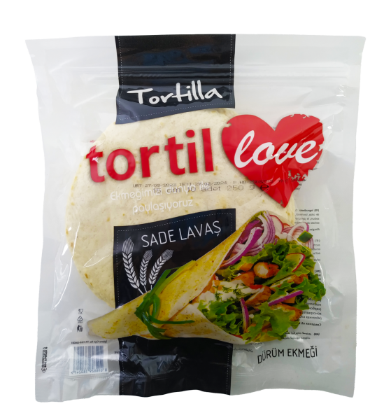 Mutlukal Tortilla Sade Lavaş 15cm 10 Adet x 12 Paket (KOLİ)