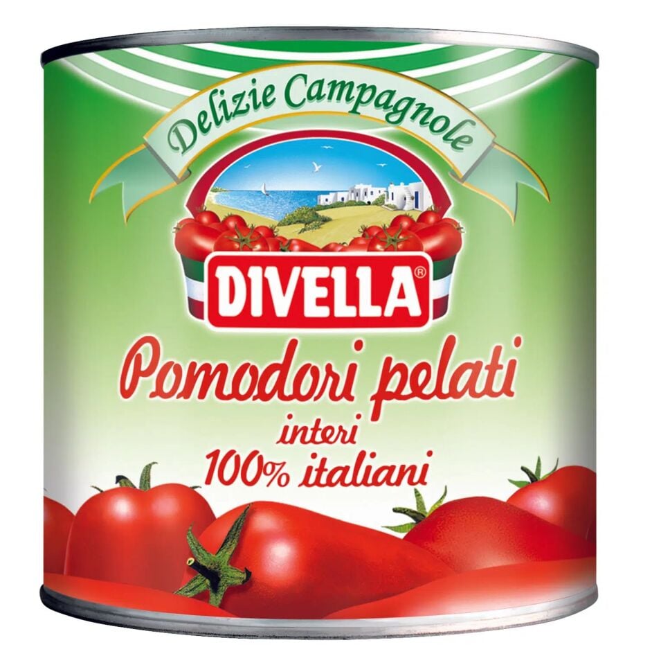 Divella Soyulmuş Domates Pelati 2500 GR