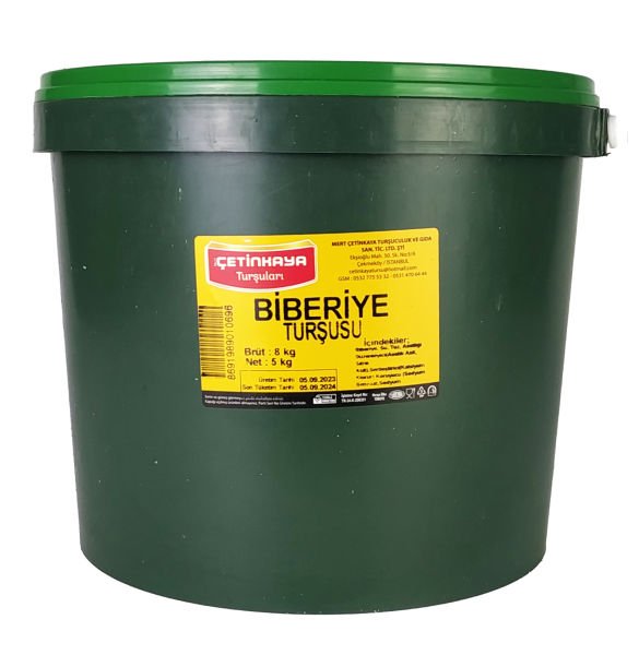 Çetinkaya Biberiye Turşusu Net 5 Kg