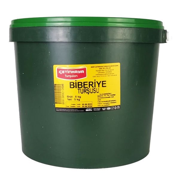 Çetinkaya Biberiye Turşusu Net 5 Kg