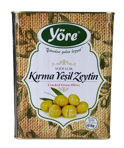 Yöre Kırma Yeşil Zeytin 10 Kg