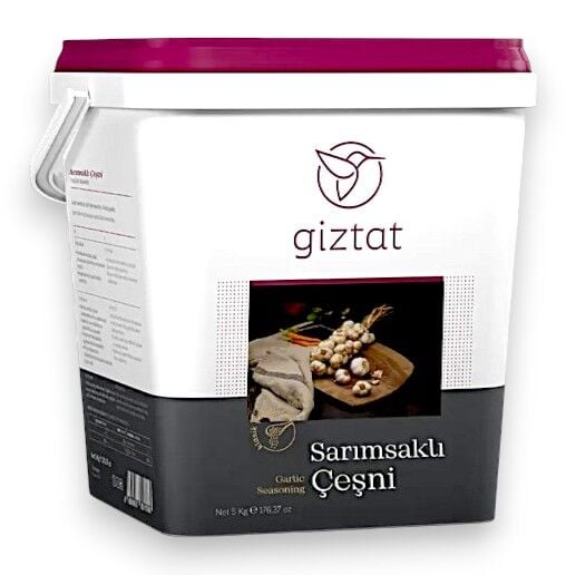 Giztat Sarımsaklı Çeşni 5 Kg x 2 Paket (Koli)