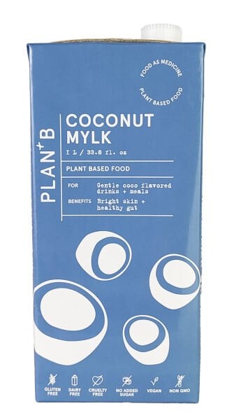 Plan+b Bitkisel Bazlı Hindistan Cevizli Vegan Süt 1 Litre x 12 Adet