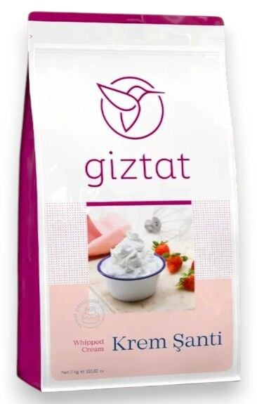 Giztat Krem Şanti 1 kg x 10 Paket (Koli)