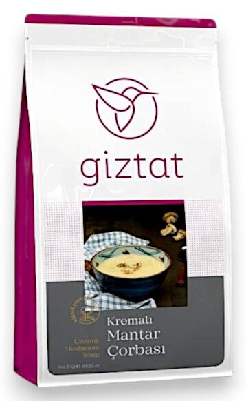 Giztat Mantar Çorbası Kremalı 3 Kg x 3 Adet (Koli)