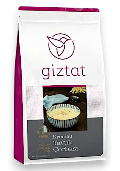 Giztat Tavuk Çorbası Kremalı 3 Kg x 3 Adet (Koli)