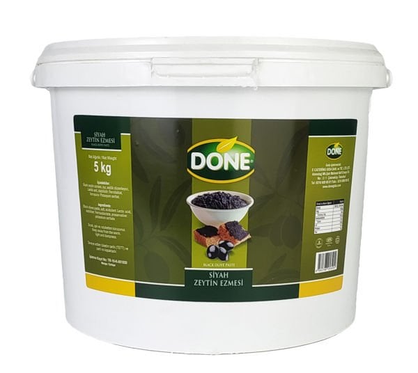 Done Siyah Zeytin Ezmesi 5 Kg