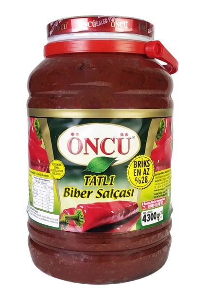 Öncü Tatlı Biber Salça 4300 Gram