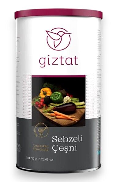 Giztat Sebzeli Çeşni 750 Gr x 6 Paket (Koli)