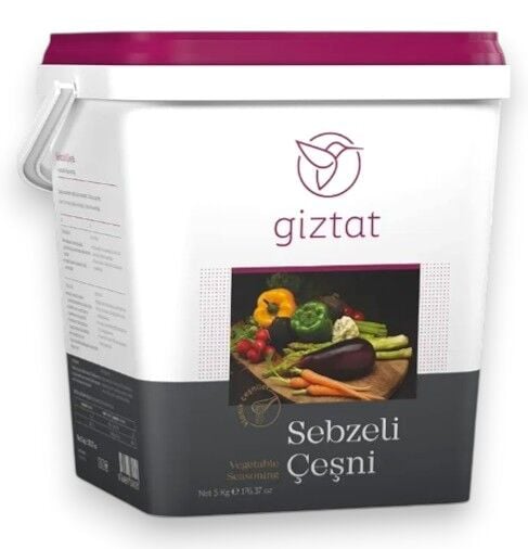 Giztat Sebzeli Çeşni 5 Kg x 2 Paket (Koli)