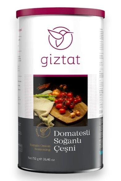 Giztat Domatesli Soğanlı Çeşni 750 Gr x 6 Paket (Koli)