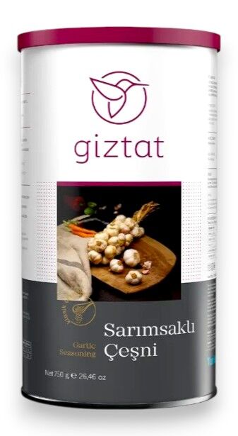 Giztat Sarımsaklı Çeşni 750 Gr x 6 Paket (Koli)