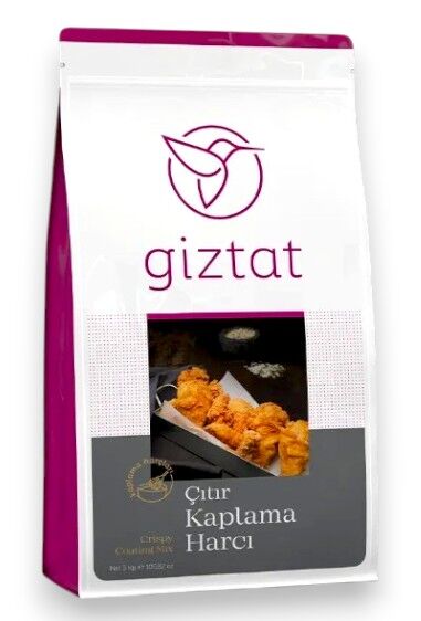 Giztat Çıtır Kaplama Harcı 3 Kg x 3 Paket (koli)