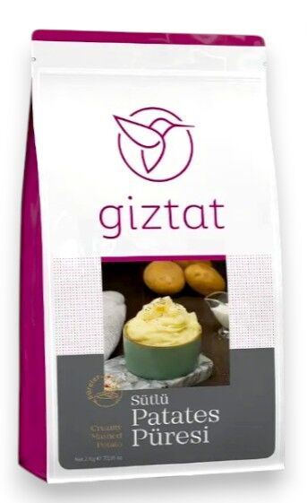 Giztat Patates Püresi Sütlü 2 Kg x 3 Paket (Koli)