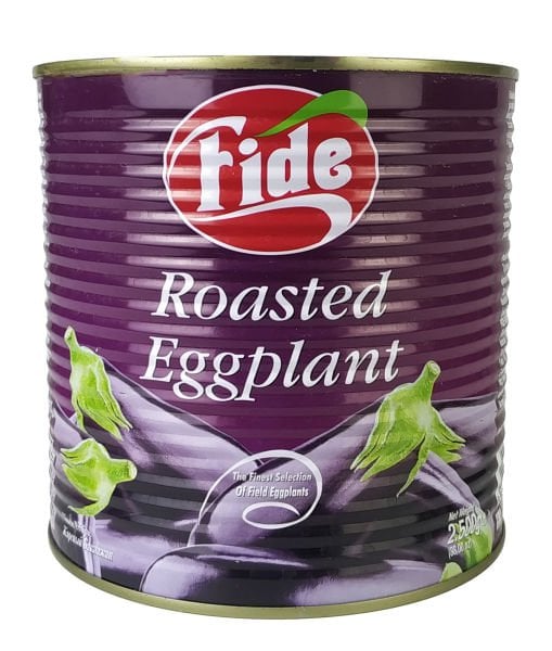 Fide Közlenmiş Patlıcan 2500 Gram x 6 Adet