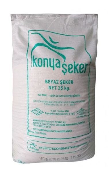 Konya Beyaz Toz Şeker 50 Kg