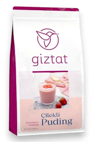 Giztat Çilekli Puding 3 Kg x 3 Paket (Koli)