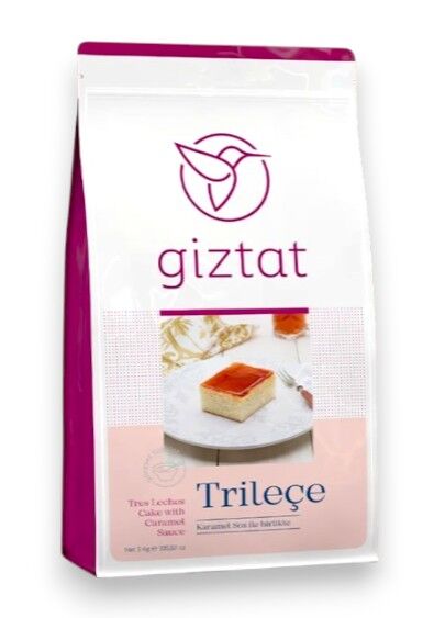 Giztat Trileçe Karamel Sos ile 4 Kg 300 Gr x 2 Paket (Koli)