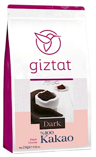 Giztat Kakao Dark 2000 gr x 3 paket (koli)