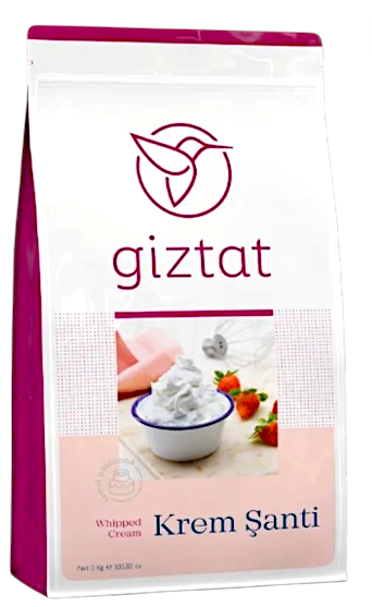 Giztat Krem Şanti 3000 gr x 3 paket (koli)