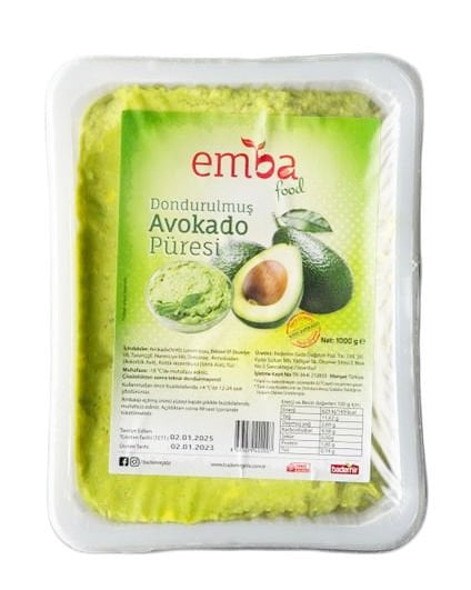 Emba Donuk Avokado Püresi 1 Kg