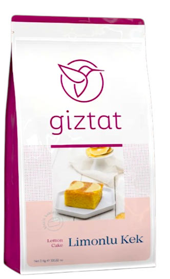Giztat Limonlu Kek 3000 gr x 3 paket (koli)