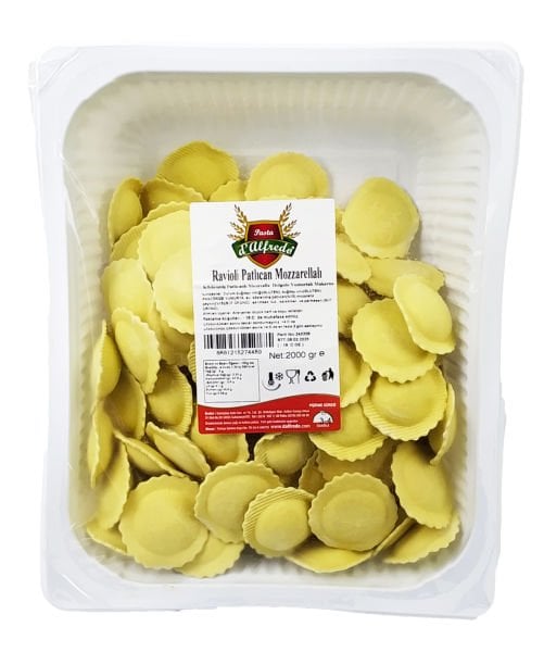 Dalfredo Patlıcan Mozzarellalı Raviola 2 Kg x 2 Adet