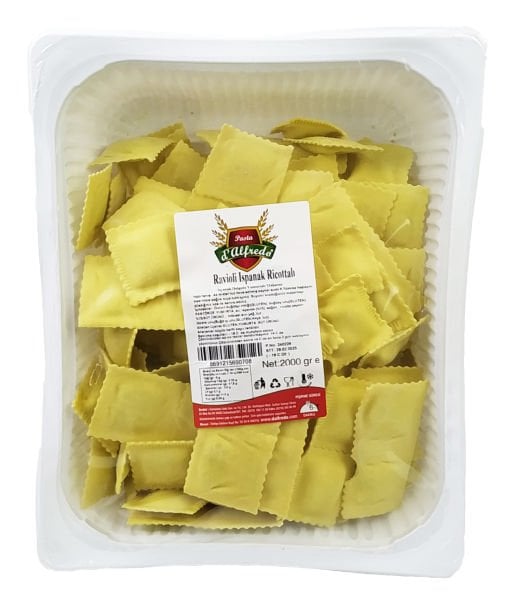 Dalfredo Ricottalı Ispanaklı Raviola 2 Kg x 2 Adet